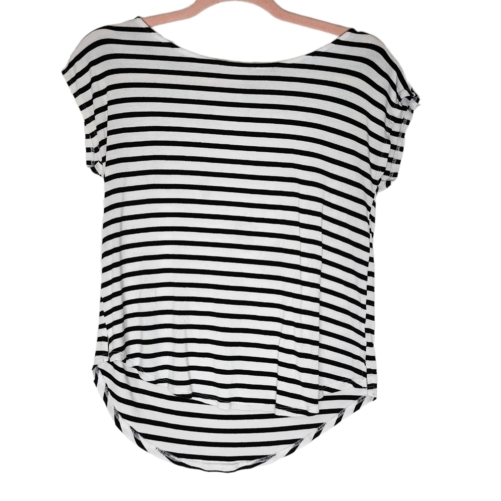 Green Envelope Striped Blouse